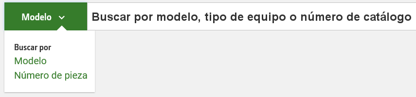 parts lookup dropdown