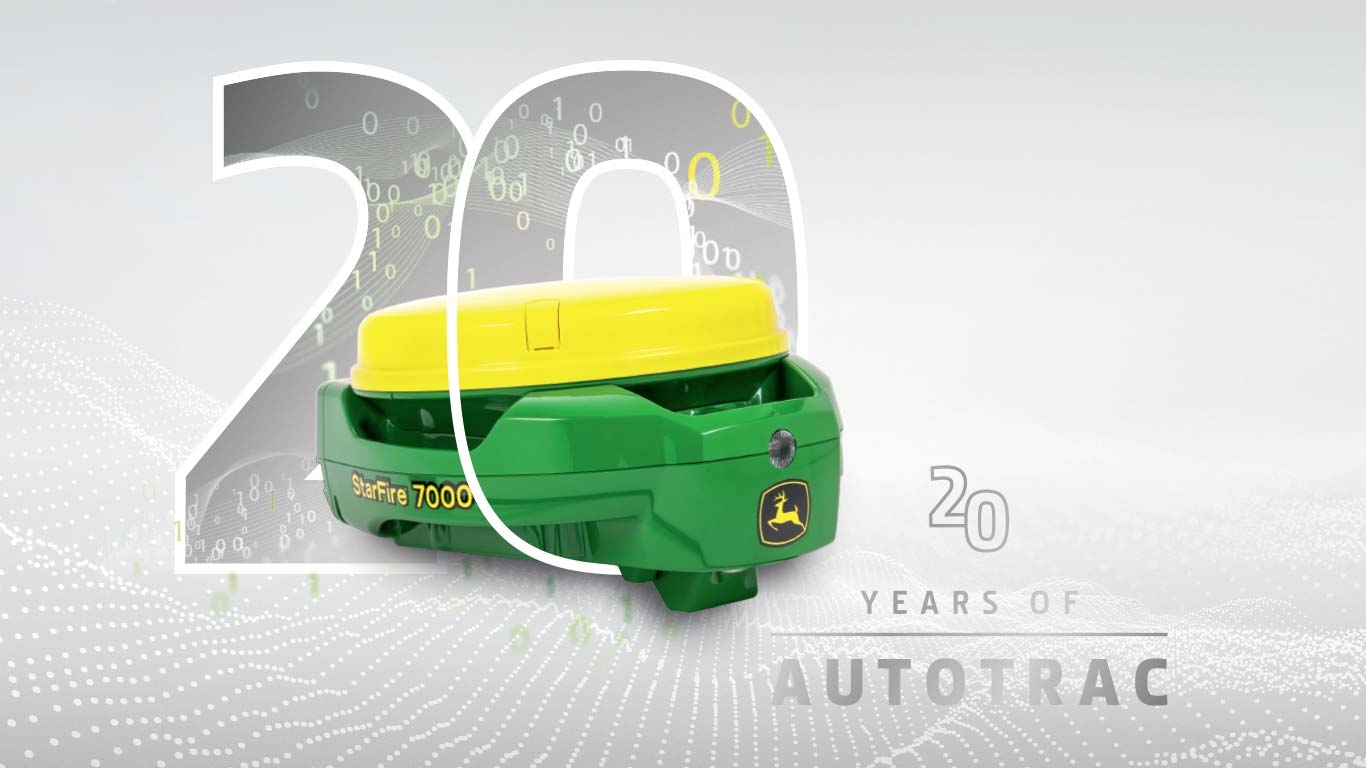AutoTrac™: 20 años de guiado de precisión