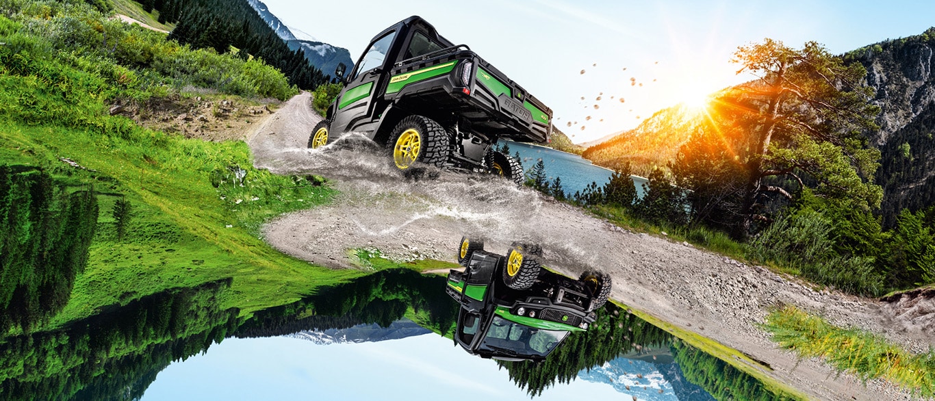 Gator™ XUV 875M driving off-road