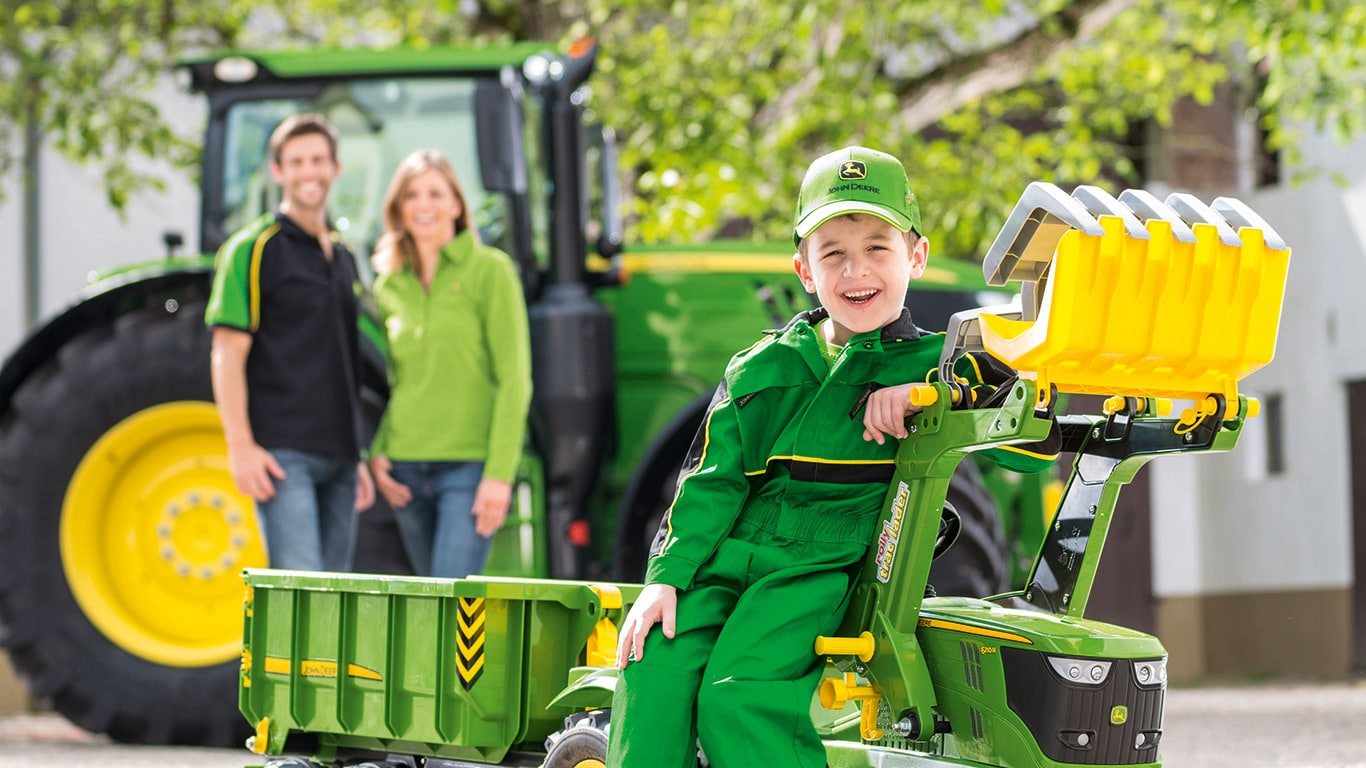 tractor john deere niño
