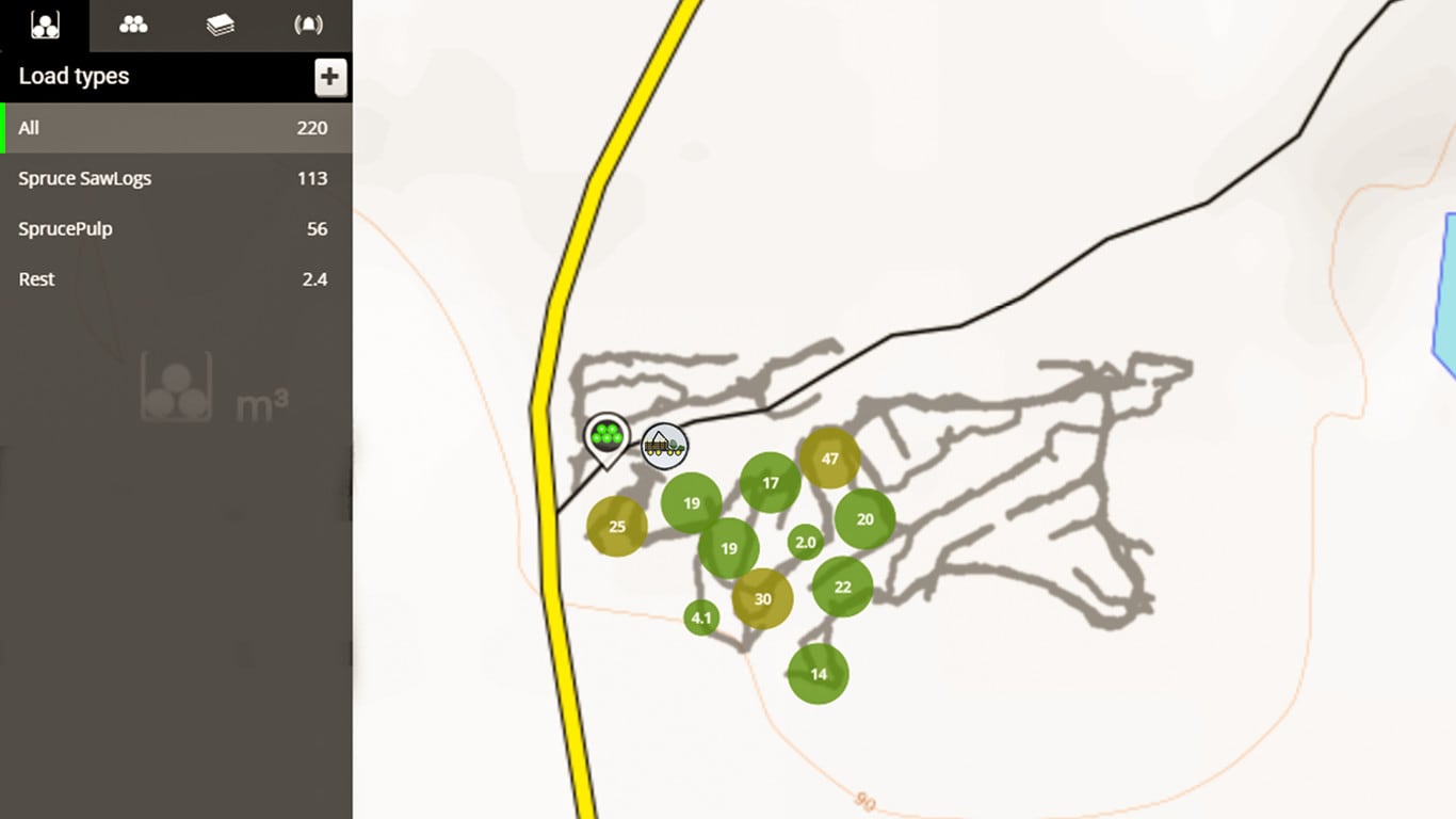 Mapas TimberMatic