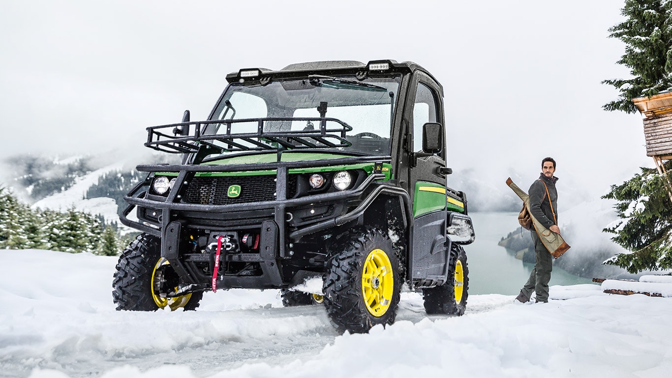 Control de la climatización en el vehículo multiuso Gator XUV865M y XUV835M, cazador de invierno