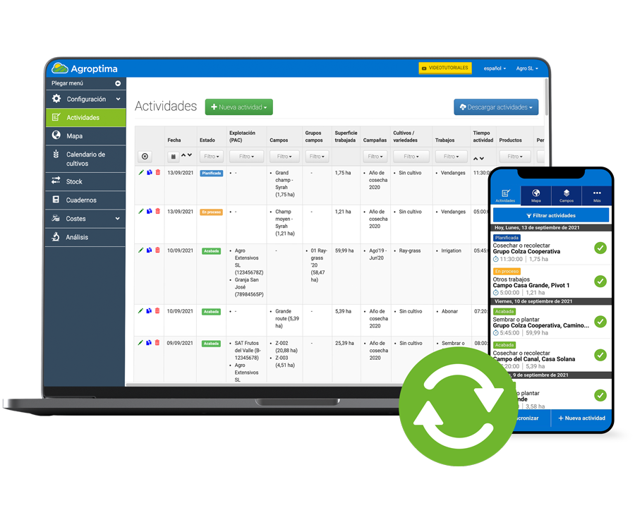 John Deere y Agroptima se alían para automatizar  la recogida y análisis de datos agrícolas