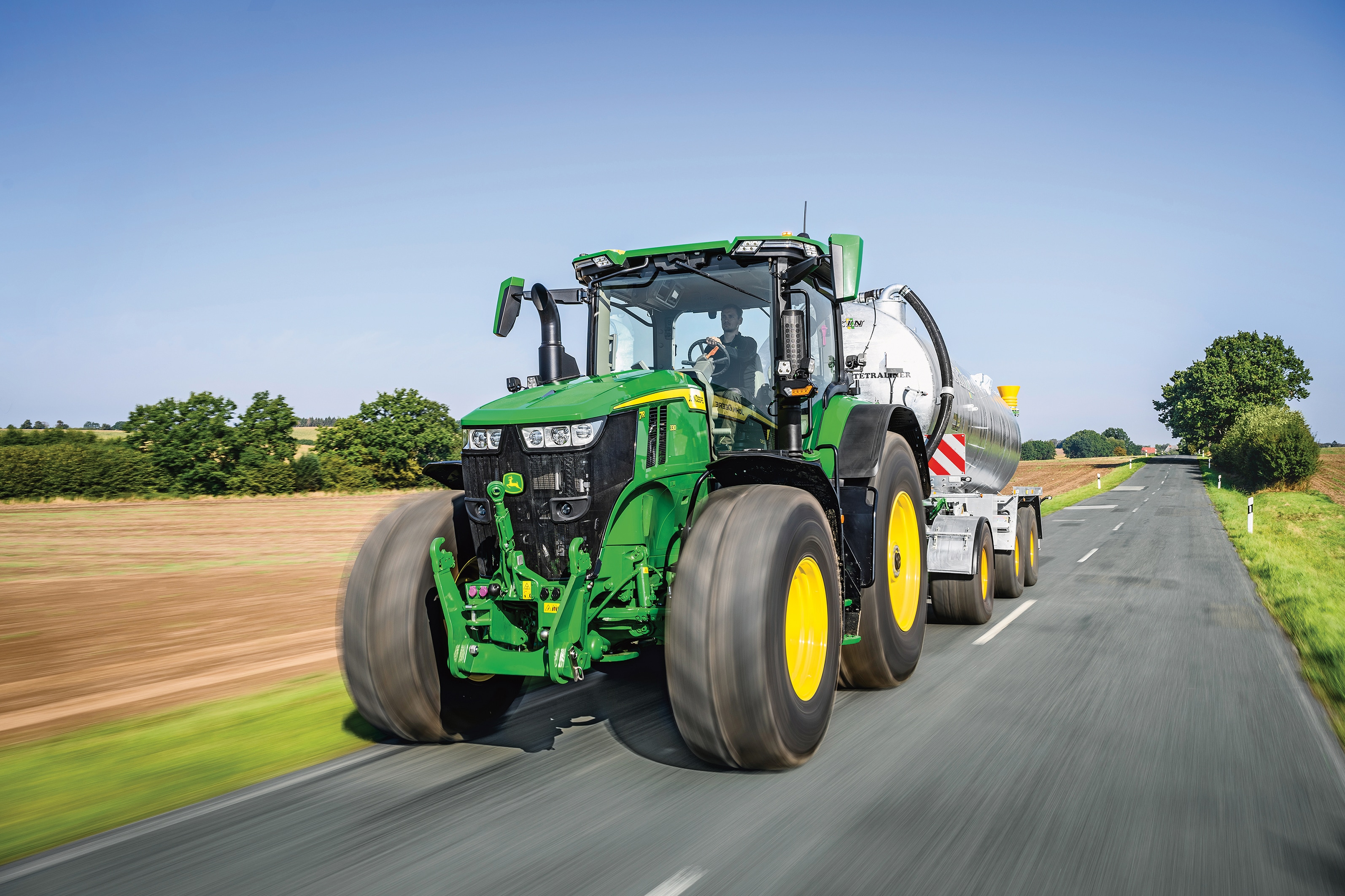 John Deere establece un referente de eficiencia en carretera