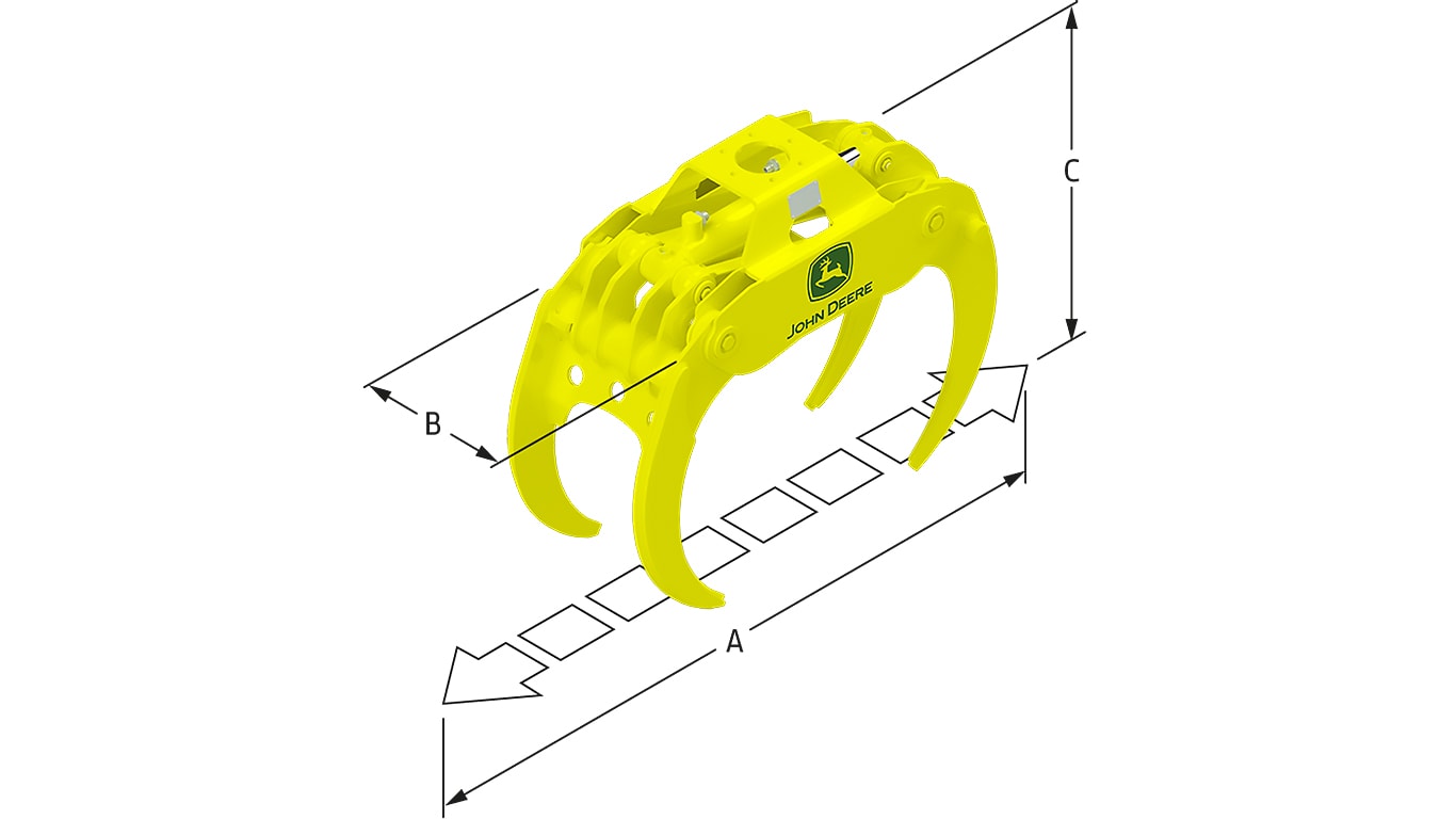 Grapa SG modelo R John Deere