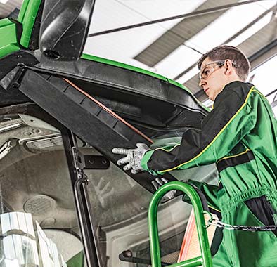 Paquete de aire acondicionado para cosechadora