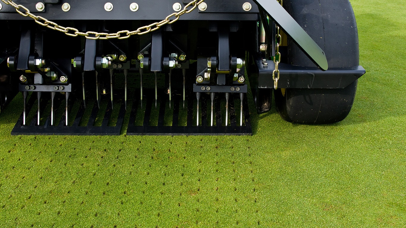 Golf y deportes, aireadores manuales y suspendidos, campo, púas