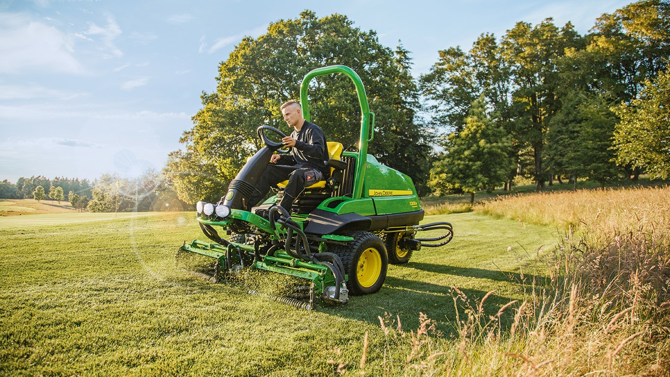 7200A, Cortacéspedes para campos de golf, Cortacéspedes para remates, Jardinería profesional