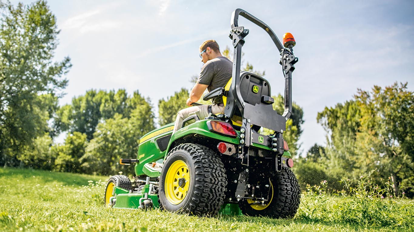 X949, accesorios, minitractores para césped, equipo de jardinería con asiento, serie X900, protección contra vuelcos