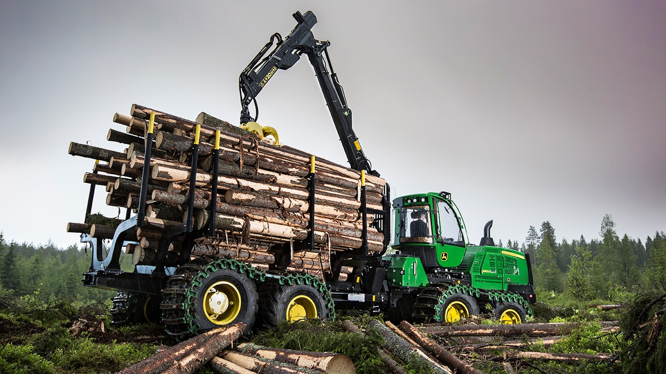 John Deere 1910G con carga