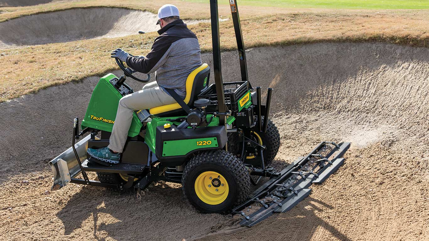 Rastrillos para búnkeres, campo, escarificadores y cultivadores, campo de golf, golf y deportes