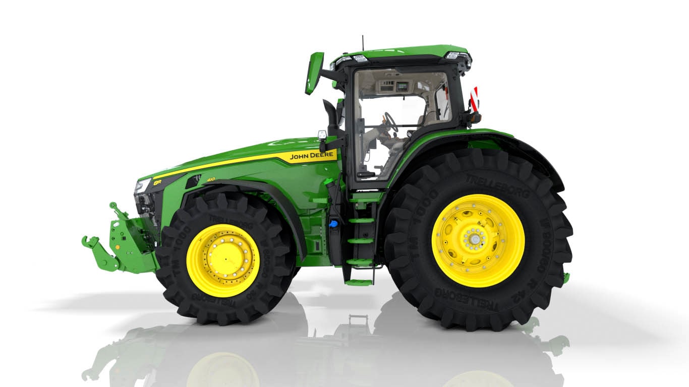 2021 John Deere 8R 410, Tractores para cultivo en hileras (serie 8000,  7000, 6000 desde 140CV y equivalentes)