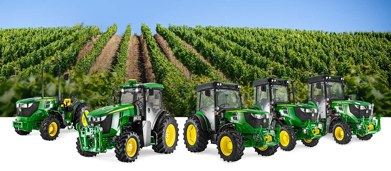Tractores de la serie 5 para cultivos de alto valor