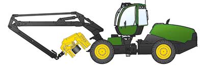 John Deere 1070G 4-r