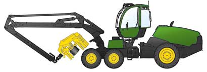 John Deere 1070G 6-r