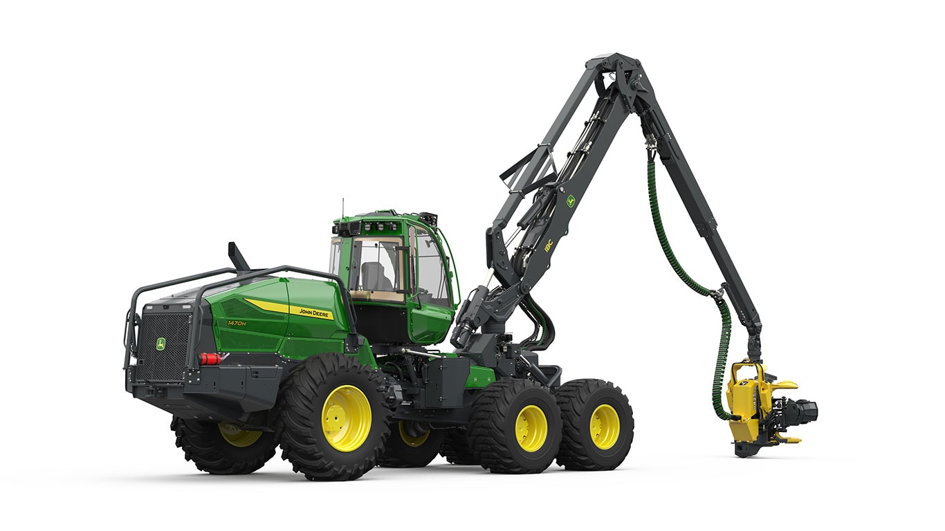 Procesadora de ruedas John Deere 1470H